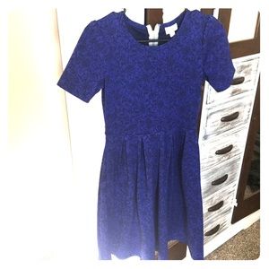 LulaRoe Amelia, small, royal blue